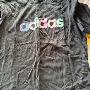 Adidas Kids Tee with Colorful Logo
